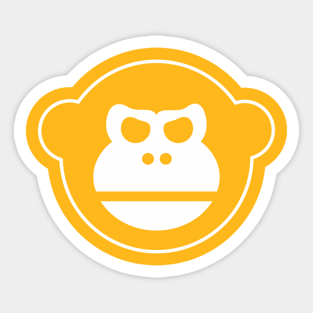 Team Monkey Official Logo Sticker by MONKEYS FIGHTING ROBOTS